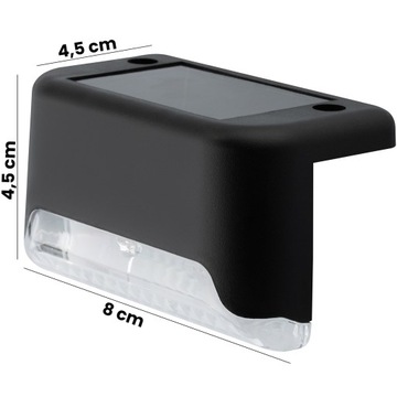 4x СОЛНЕЧНЫЕ СВЕТОДИОДНЫЕ ЛЕСТНИЧНЫЕ ЛАМПА НАРУЖНЫЕ ЛАМПЫ ДЛЯ ТЕРРАСНЫХ ЛЕСТНИЦ ВОДОНЕПРОНИЦАЕМЫЕ