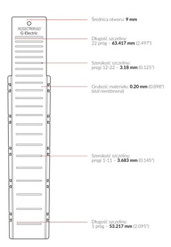 Music Nomad Fret Shield Fretboard Protector G-Electric osłona podstrunnicy