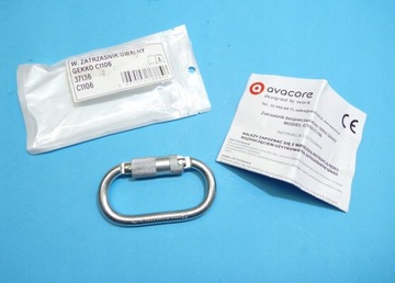 СТРАХОВАЯ ВЕРЕВКА 1 М + 2 АВТОМАТИЧЕСКИХ КАРАБИНА