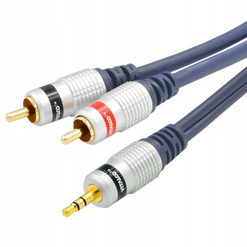 KABEL AUDIO AUX MINI JACK - 2RCA CINCH VITALCO JKD10 2m
