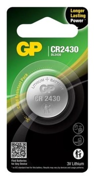 Bateria GP litowa guzikowa CR2430 3V 1 SZTUKA