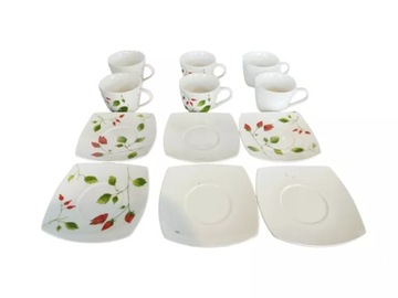 ZESTAW FILIŻANEK ZE SPODKIEM 6PCS AFFEK