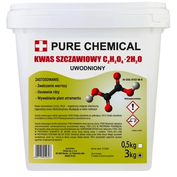 KWAS SZCZAWIOWY PRZECIW WARROZIE 99,5% 3kg