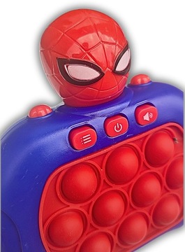 ЭЛЕКТРОННАЯ АНТИСТРЕССОВАЯ АРКАДНАЯ ИГРА POP IT SPIDERMAN