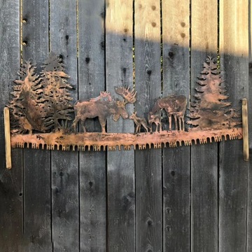 Karnet KW ślub Serce pattern