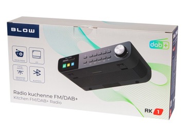 ПОДВЕСНОЙ КУХОННЫЙ РАДИО FM/DAB+ BLUETOOTH ЖК-АНТЕННА ПОРТАТИВНЫЙ ФАКАР