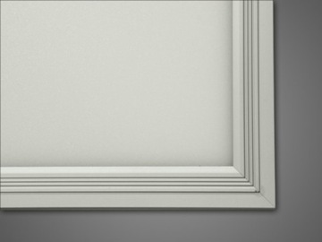 Светодиодная панель квадратная 48Вт 230В 60х60 WW дымчатый серебро