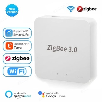 Inteligentna Bramka-Centralka ZigBee3.0 WiFi Tuya,SmartLife Inteligetny Dom