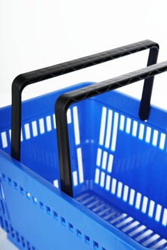 Набор Тележка оцинкованная с ручкой + 10 корзин 22л Синий