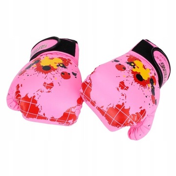 РОЗОВЫЕ БОКСЕРСКИЕ ПЕРЧАТКИ ДЕТСКИЕ 1 ПАРА