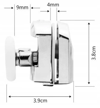 8x РОЛИКОВ ДЛЯ ДУШЕВОЙ КАБИНЫ ХРОМ 23 ММ
