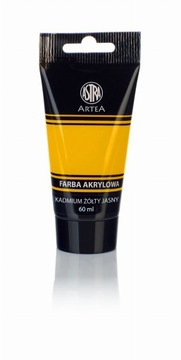 Farba akrylowa Artea 60ml kadmium żółty jasny