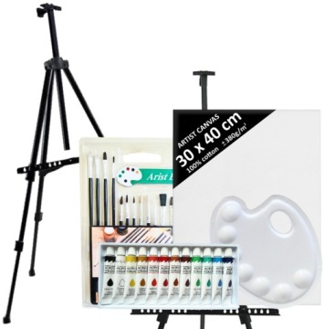 Z1 PAINTING EASY SET, АКРИЛОВЫЕ КИСТИ, КРАСКИ