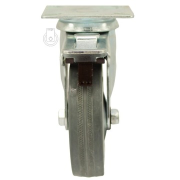 Комплект колёс 4 шт, диаметр 100, шкаф, полка, 12ППГУМ100.