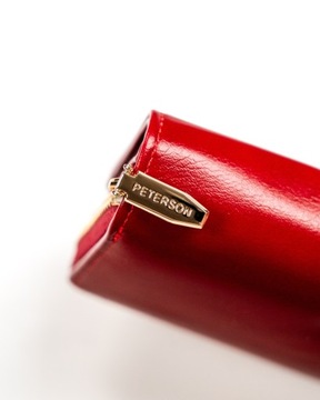 Peterson portfel damski mały pojemny skóra eko stop RFID pudełko na prezent