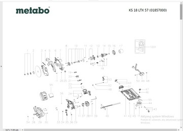 Держатель щетки Metabo в сборе КС 18 ЛТХ 57