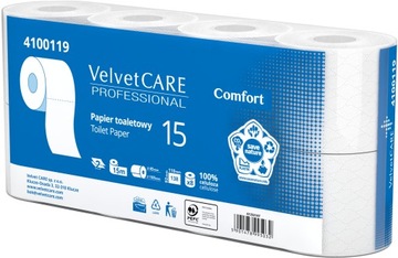 VELVET CARE COMFORT papier toaletowy a'8 biały