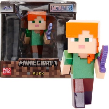 MINECRAFT METALOWA FIGURKA KOLEKCJONERSKA ALEX