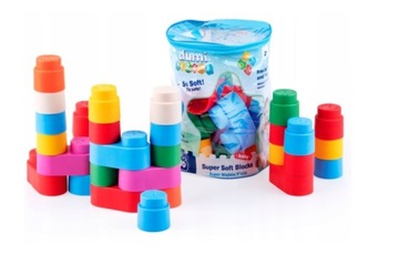 DUMEL DUMI BLOCKS SUPER MIĘKKIE KLOCKI 30SZT 6M+