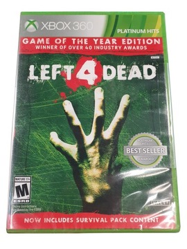 LEFT 4 DEAD GOTY GAME OF THE YEAR XBOX360 360 NOWA