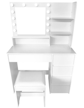 TOALETKA kosmetyczna LUSTRO OŚWIETLENIE 12 LED TABORET