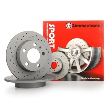 Tarcze ZIMMERMANN SPORT Tył - AUDI A4 B6, B7 245mm