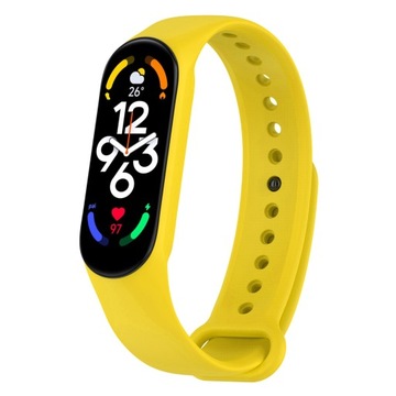 PASEK OPASKA SPORTOWA DO XIAOMI MI BAND 5/6/7 |YELLOW