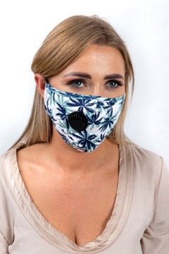 KOMPLET Maska PALMY + 3x FILTR HEPA PM2.5 WĘGIEL