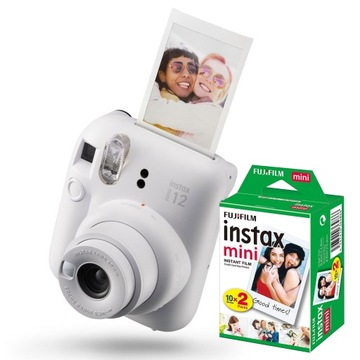 Aparat Fujifilm Instax Mini 12 Biały + wkład 20zdj