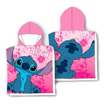 PONCZO LILO I STITCH RĘCZNIK PLAŻOWY KĄPIELOWY Z KAPTUREM PONCHO STICH