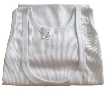 6 x PODKOSZULKA męska100% bawełna prążek rozm 2XL