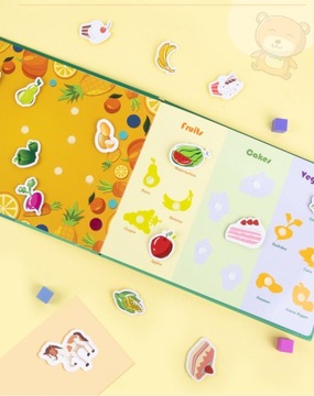 Обучающая книга Монтессори, сенсорное обучение, манипулятивная игра для детей