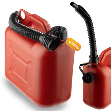 ПЛАСТИКОВАЯ КАНИСТРА 5Л ДЛЯ ТОПЛИВА, МАСЛА, БЕНЗИНА, БАНЯКА, КРЮЛА, СЕРТИФИКАТА С ВЕСЕЛОЙ