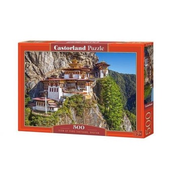 Puzzle View of Paro Taktsang Bhutan Castor 500 el