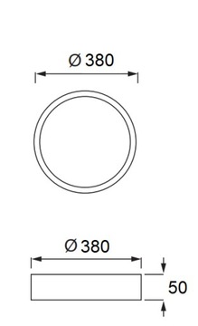 ПОТОЛОЧНЫЙ СВЕТИЛЬНИК ДЛЯ ВАННОЙ 24ВТ, ДЕКОРАТИВНАЯ ИМИТАЦИЯ ДЕРЕВА, ДУБ