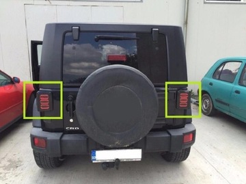 SVĚTLO LED ZADNÍ JEEP WRANGLER 2007-2016