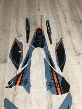 KTM EXC EXC-F 14-16 СЕРЫЙ шпон из Италии CUBAMOTO