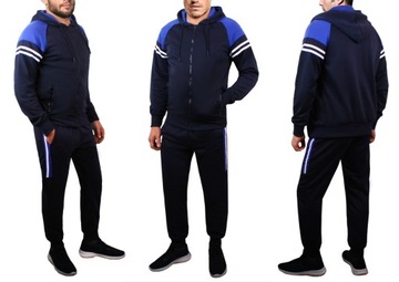 СПОРТИВНЫЙ КОСТЮМ МУЖСКИЙ Толстовка + брюки ХЛОПОК красный 001 M