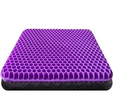 ПРОТИВОСКОЛЬЗЯЩАЯ ОРТОПЕДИЧЕСКАЯ ГЕЛЕВАЯ ПОДУШКА ДЛЯ СТУЛА, КРЕСЛА, 41Х35 СМ