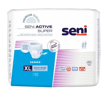 Majtki chłonne wciągane Seni Active Super XL 10szt