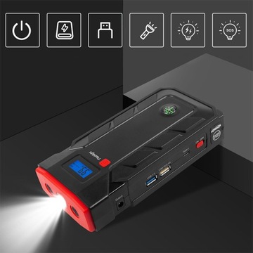POWERBANK 12V STARTER BOOSTER JUMP STARTER ПУСКОВОЕ УСТРОЙСТВО 2000A