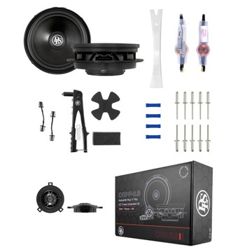 GŁOŚNIKI SAMOCHODOWE DLS CRPP AUDIO SYSTEM 100W 165MM DWUDROŻNE