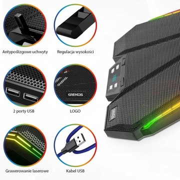 ОХЛАЖДАЮЩАЯ ПОДСТАВКА ДЛЯ ВАШЕГО НОУТБУКА