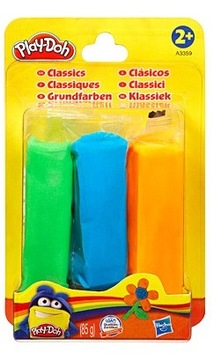 Hasbro Play-Doh Ciastolina Kolory Do Szkoły 3-pak Mix A3357