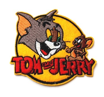 KULTOWA, NOWA NASZYWKA TERMO HAFTOWANA TOM I JERRY