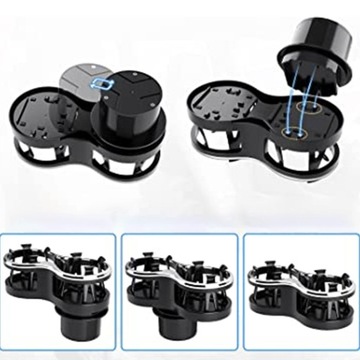 АВТОМОБИЛЬНЫЙ ДВОЙНОЙ ПОДСТАКАННИК СТАБИЛЬНЫЙ И ПРОЧНЫЙ ГИБКИЙ ЗАЖИМ