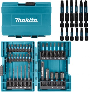 ZESTAW BITÓW UDAROWYCH SHOCKWAVE WIERTEŁ NASADEK 33 ELEMENTÓW TORX IMPACT