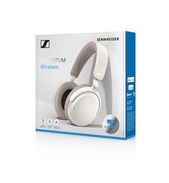 Беспроводные Bluetooth-наушники Sennheiser Accentum белого цвета с шумоподавлением ANC