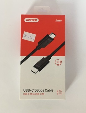 Kabel USB typ C - USB typ C Unitek 1 m