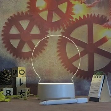 Walentynki prezent 3D miłość lampa akrylowa niedźw